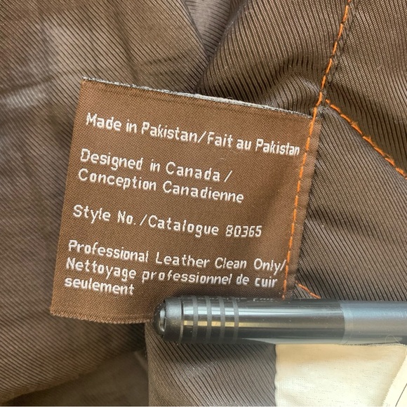 Y2K Brown Danier Leather Jacket - Picture 14 of 15